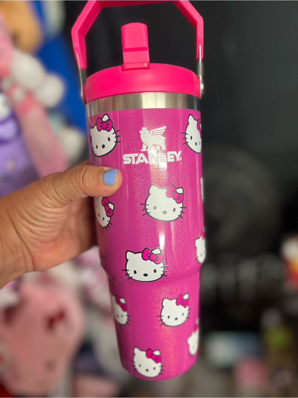 Stanley Pink Hello Kitty Kids Insulated Tumbler with Handle